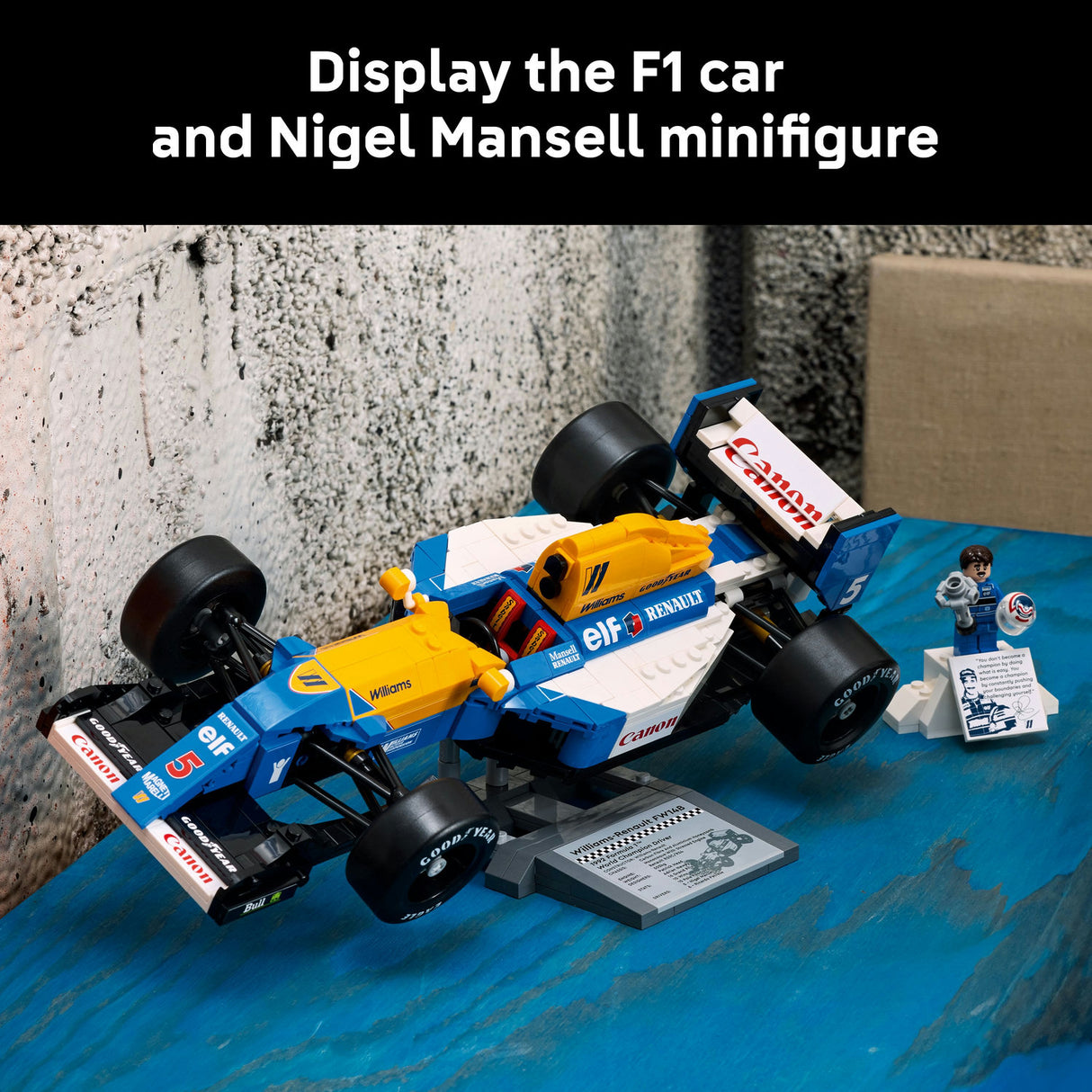 Lego Icons - Williams Racing FW14B & Nigel Mansell