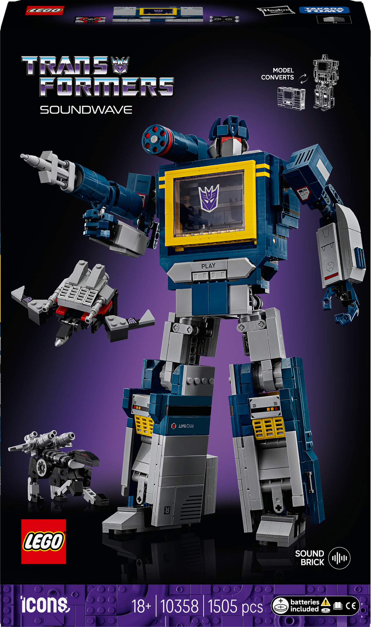 Lego Icons - Transformers: Soundwave