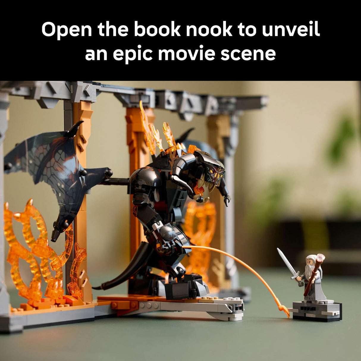 Lego The Lord of the Rings - Balrog Book Nook