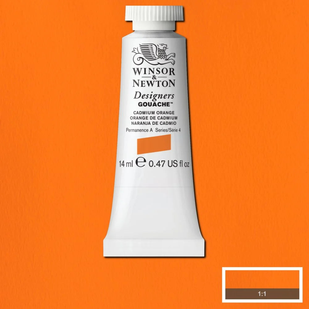 Winsor & Newton Designer's Gouache 14ml - Cad Orange