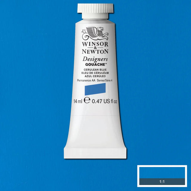 Winsor & Newton Designers Gouache 14ml - Cerulean Blue