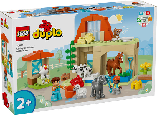 Lego Duplo Caring for Animals at the Farm Set for Toddlers