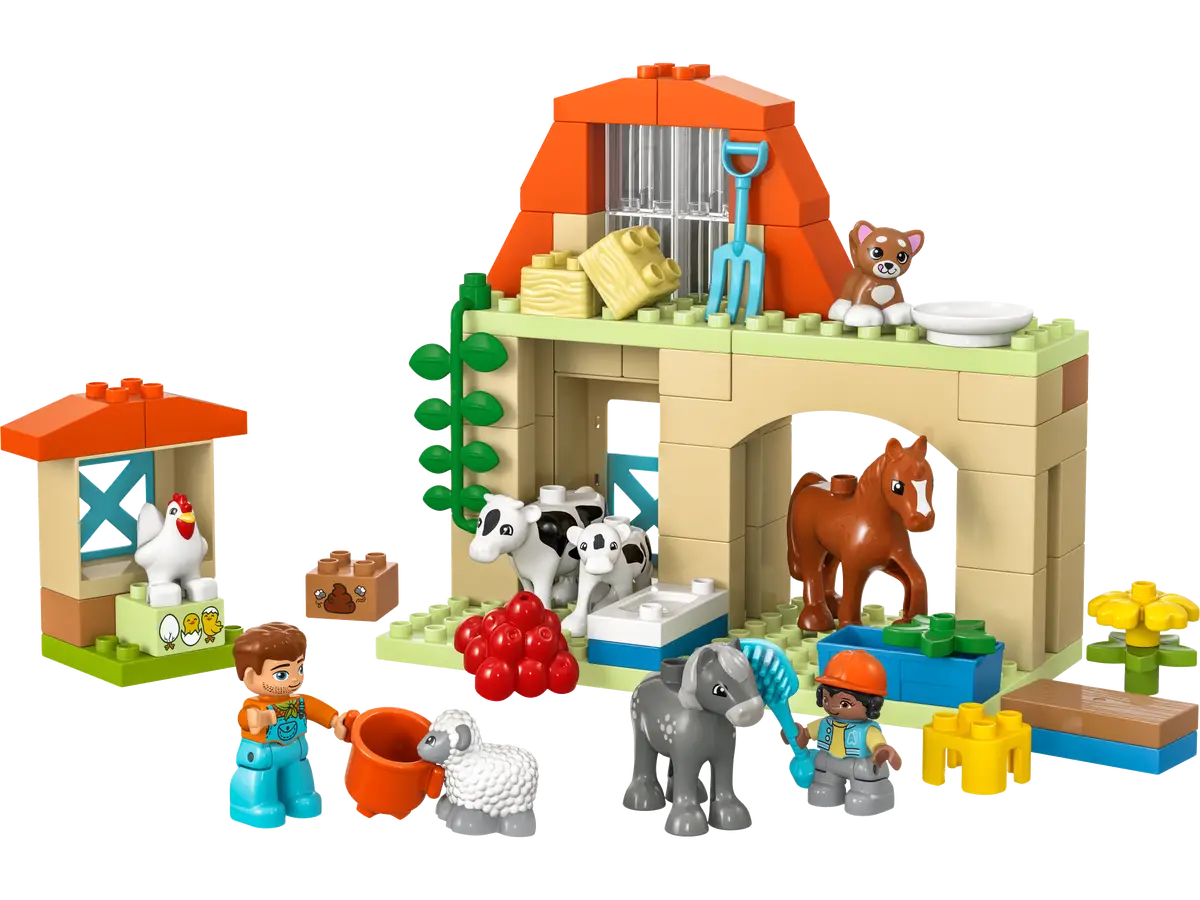 Lego Duplo Caring for Animals at the Farm Set for Toddlers