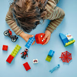 Lego Duplo Spiderman Spin's Motorcycle Adventure