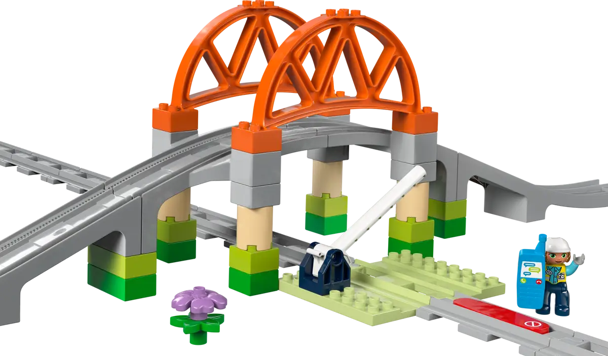 Lego Duplo - Train Bridge and Tracks Expansion Set