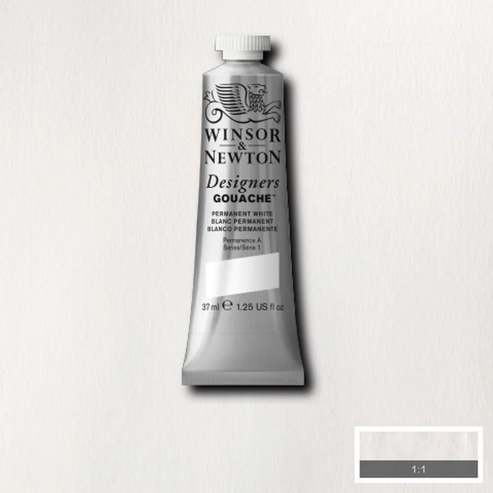 Winsor & Newton Designer's Gouache 37ml - Permanent White