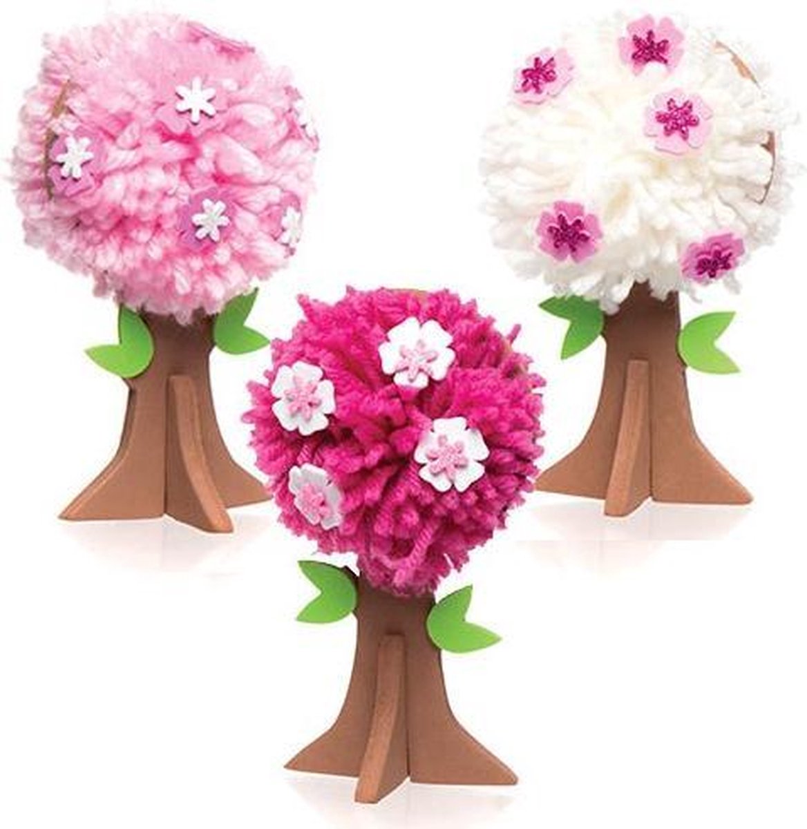 Spring Blossom Pom Pom Kits (3 Pack)