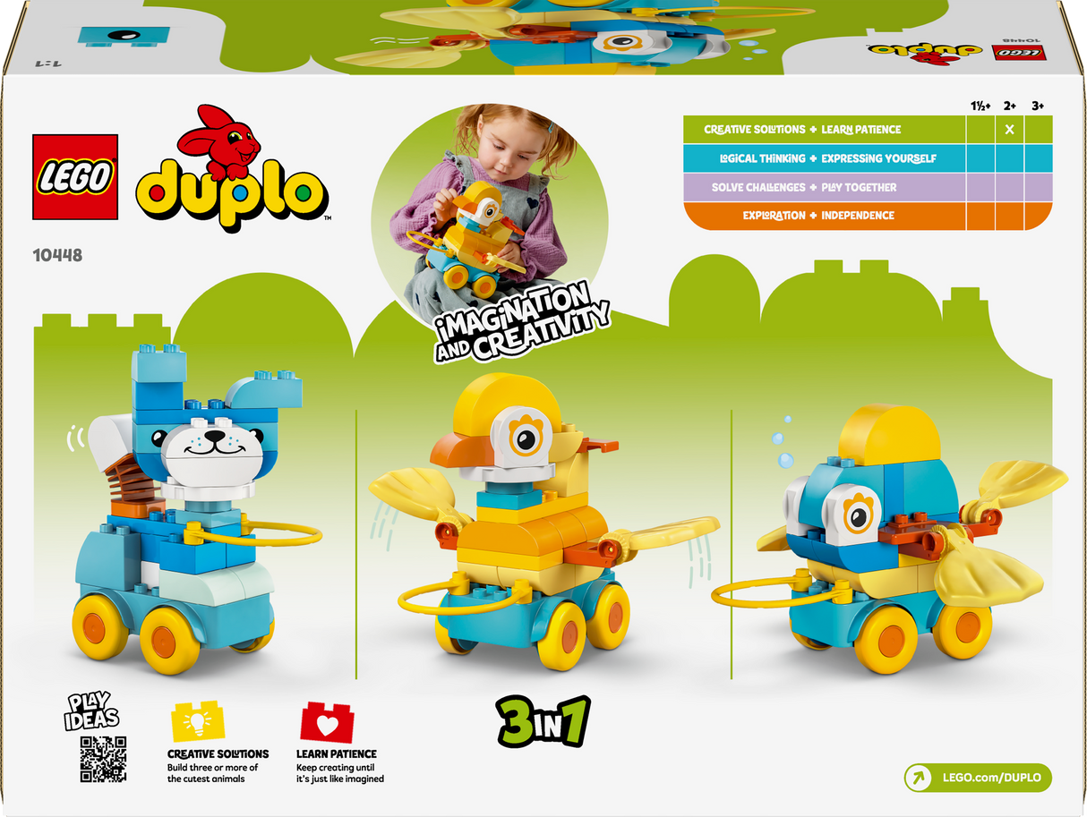 Lego Duplo - 3in1 Animals on Wheels