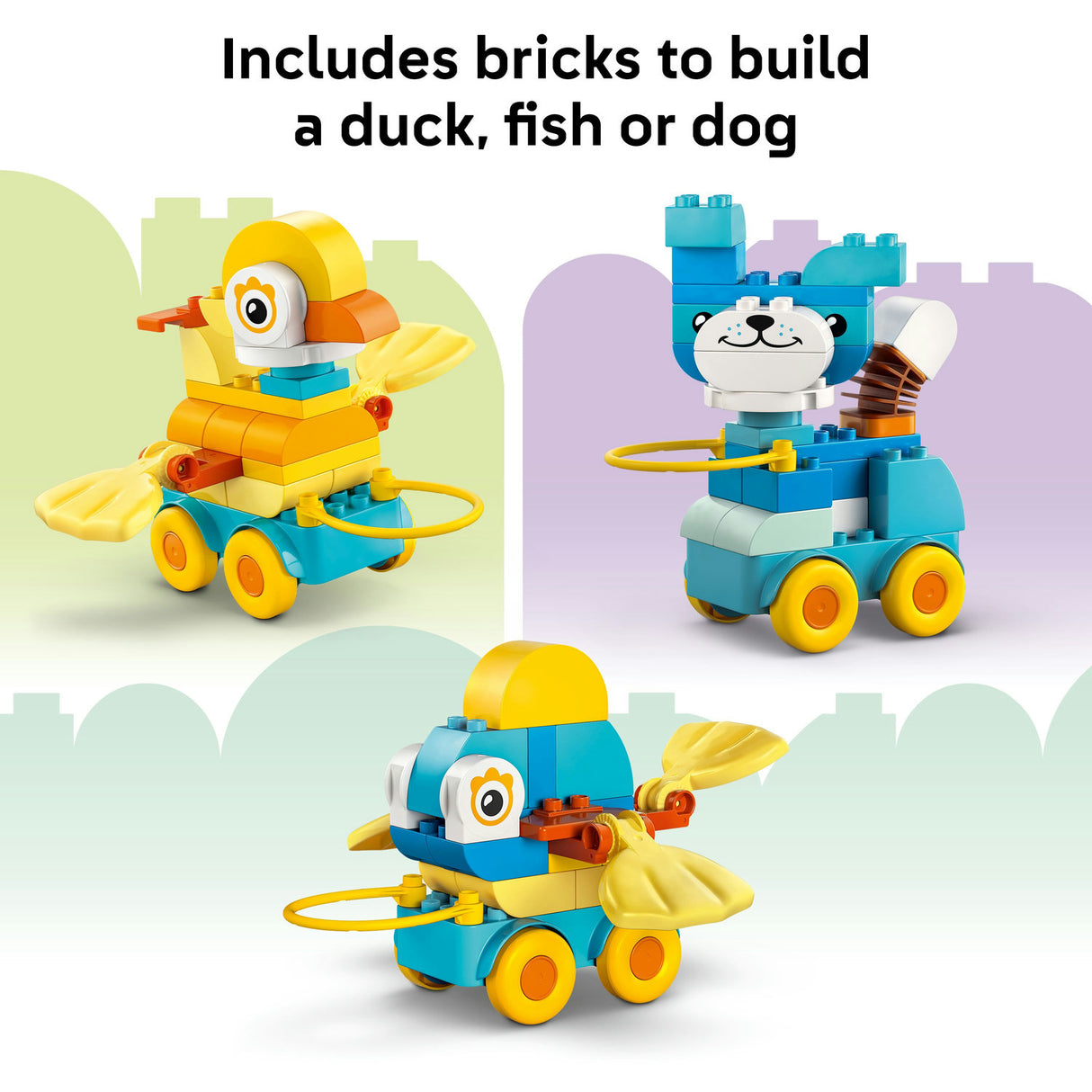 Lego Duplo - 3in1 Animals on Wheels