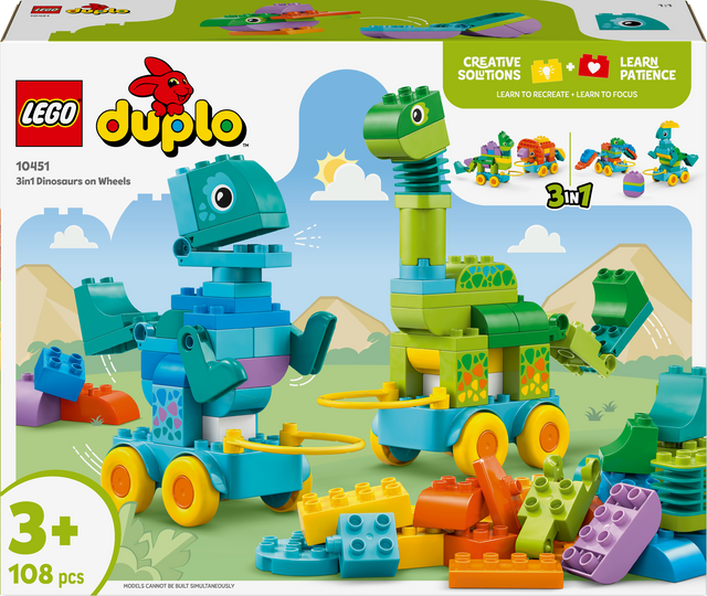 Lego Duplo - 3in1 Dinosaurs on Wheels