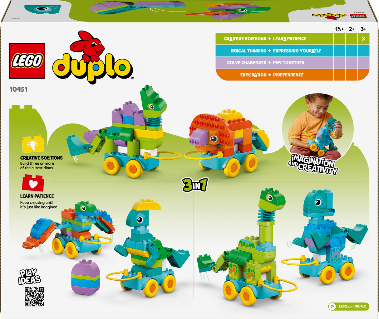 Lego Duplo - 3in1 Dinosaurs on Wheels