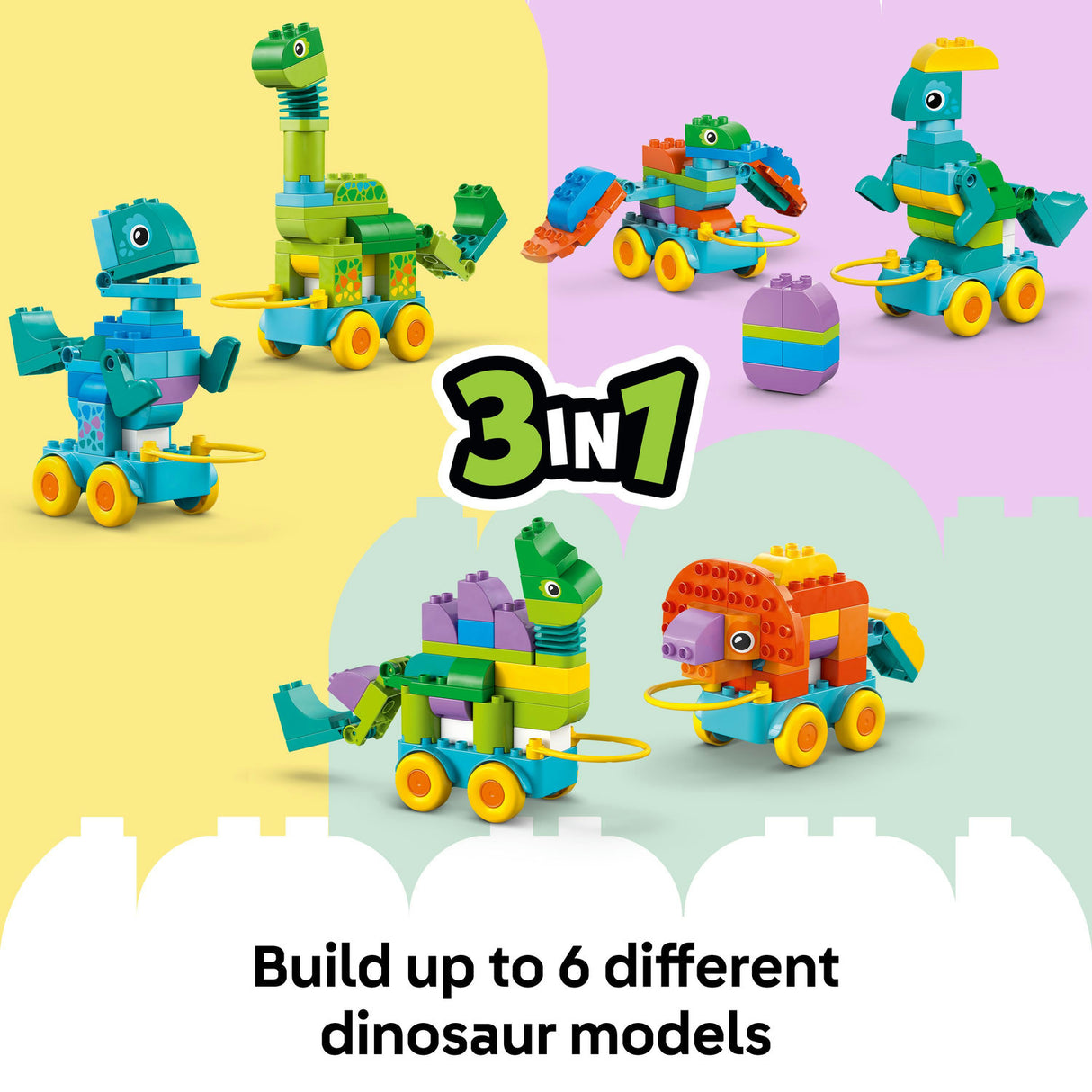 Lego Duplo - 3in1 Dinosaurs on Wheels