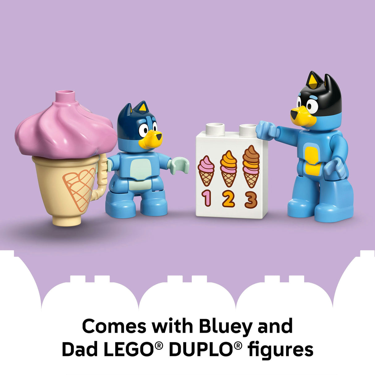 Lego Duplo Bluey - Ice Cream Trip with Bluey