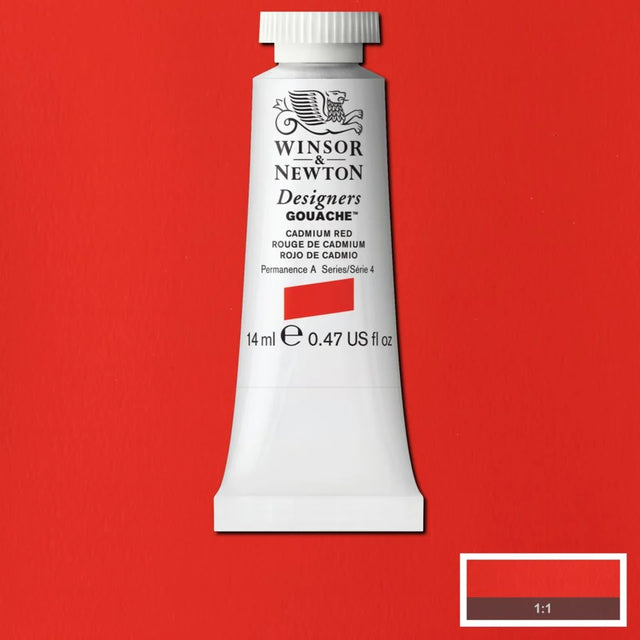 Winsor & Newton Designer's Gouache 14ml - Cadmium Red