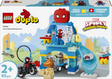 LEGO Duplo Spider-Man set packaging with Spider-Man figure and cityscape background