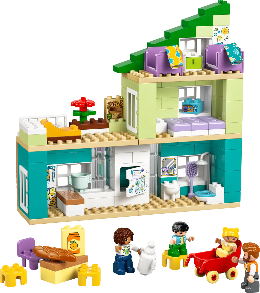 LEGO Duplo - 3 in 1 Modern Family House with Figures