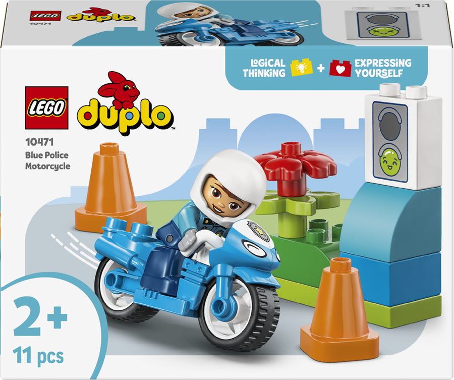 LEGO Duplo - Blue Police Motorcycle