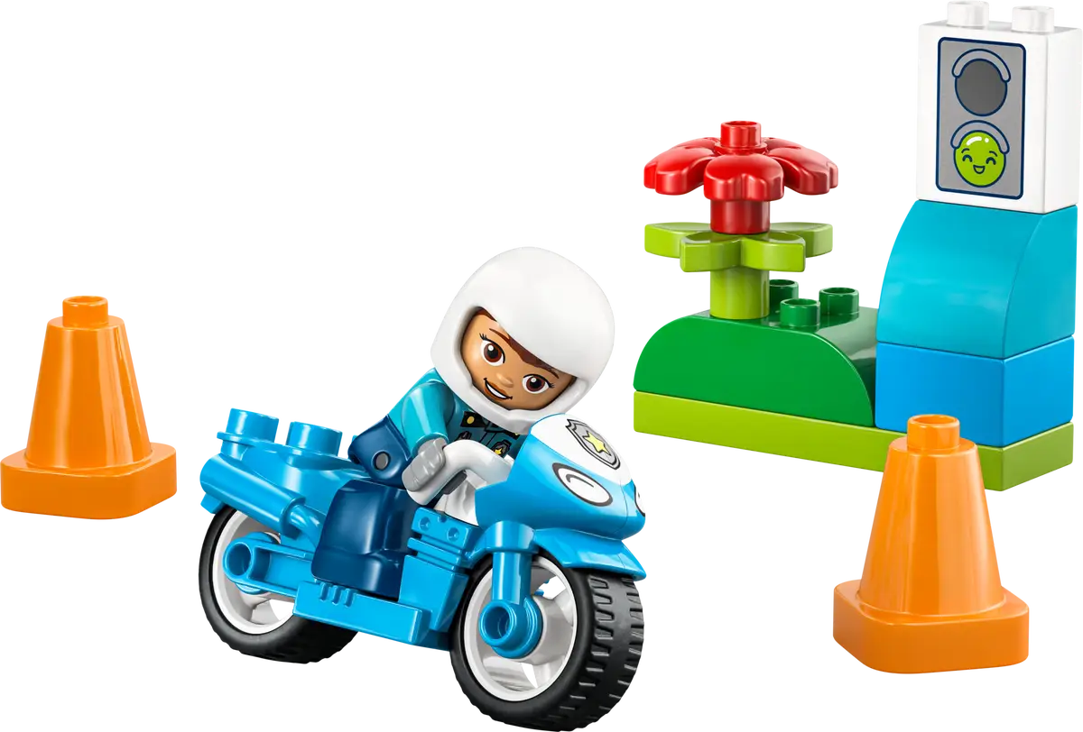 LEGO Duplo - Blue Police Motorcycle