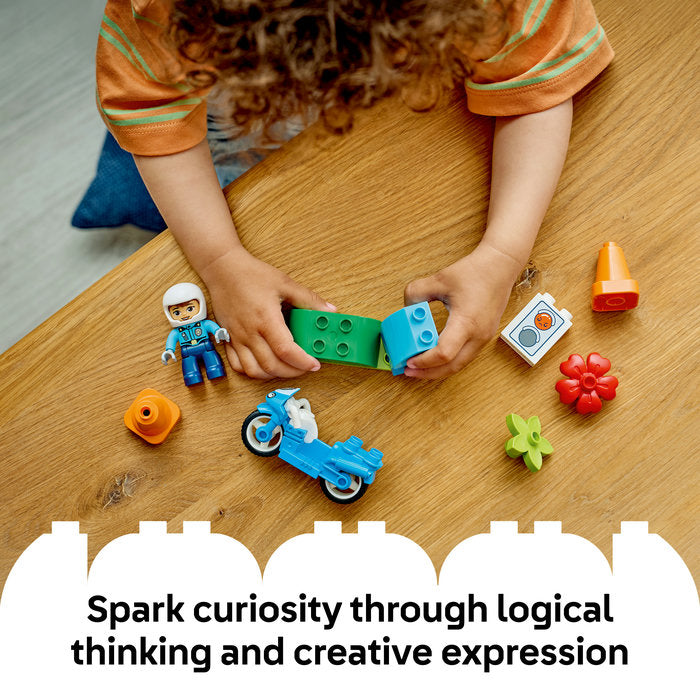 LEGO Duplo - Blue Police Motorcycle