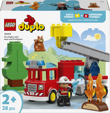 LEGO Duplo - Lego Fire Truck with Hose and Firefighter
