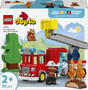 LEGO Duplo - Lego Fire Truck with Hose and Firefighter