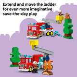 LEGO Duplo - Lego Fire Truck with Hose and Firefighter