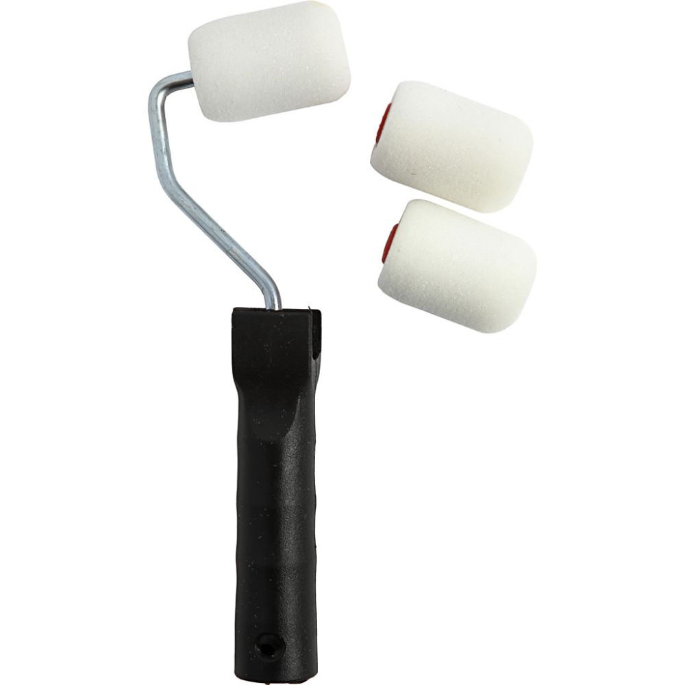 Paint Rollers With Handle Set