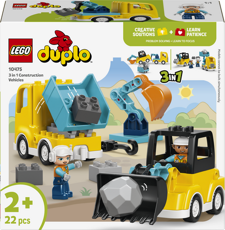 LEGO Duplo - 3 in 1 Construction Vehicles