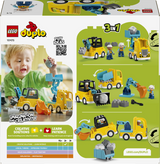 LEGO Duplo - 3 in 1 Construction Vehicles