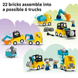 LEGO Duplo - 3 in 1 Construction Vehicles