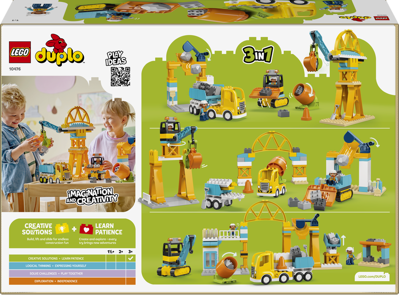 LEGO Duplo - 3 in 1 Construction Site and Vehicles