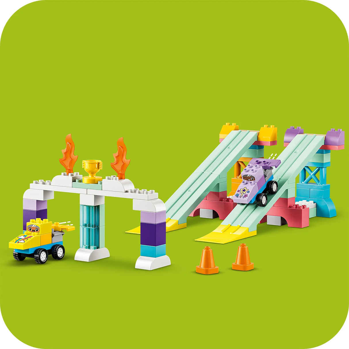 LEGO Duplo - 3 in 1 Creative Ramps with Vehicles