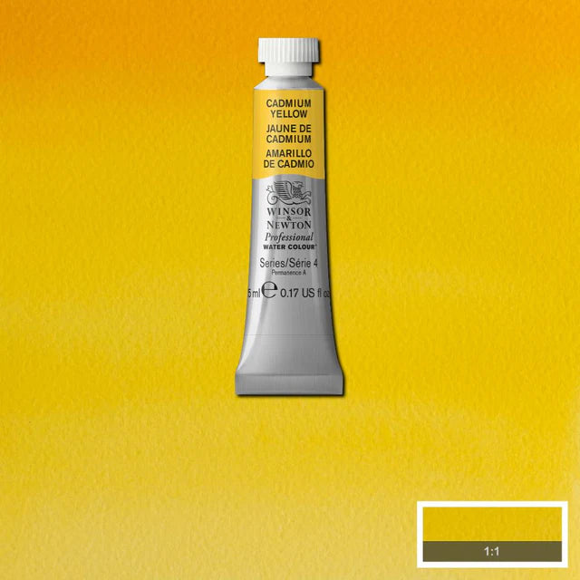 Winsor & Newton Professional Watercolour Series 4 5ml - Cadmium Yellow