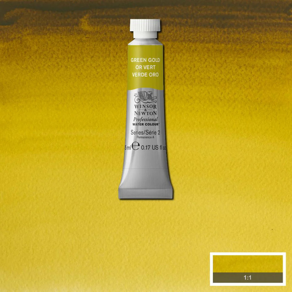 Winsor & Newton Professional Watercolour Series 2 5ml - Green Gold