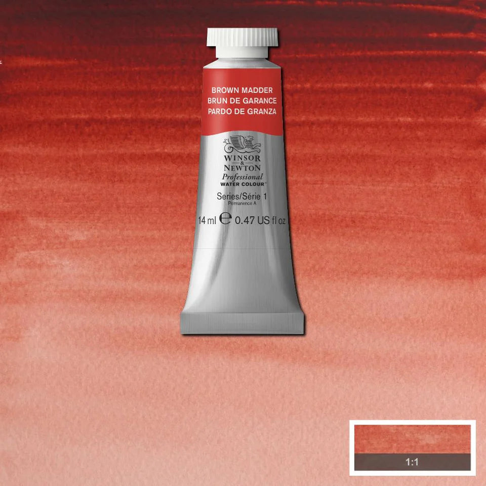 Winsor & Newton Professional Watercolour Series 1 14ml - Brown Madder