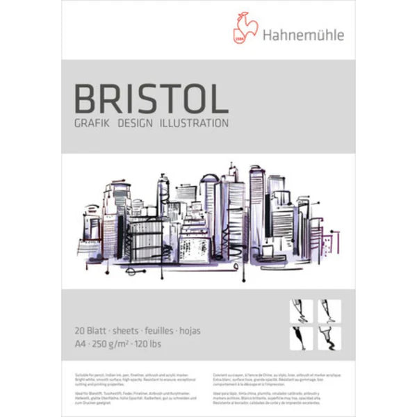 Hahnemuhle Bristol Board Pad 250gsm A4