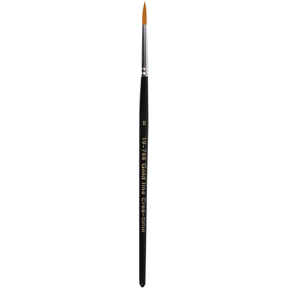 Nylon Brushes Round No.8 (Pack of 12)