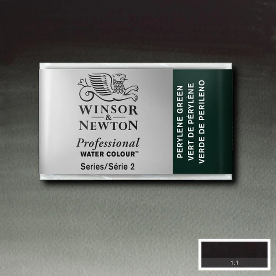 Professional Watercolour Series 2 Whole Pan - Perylene Green
