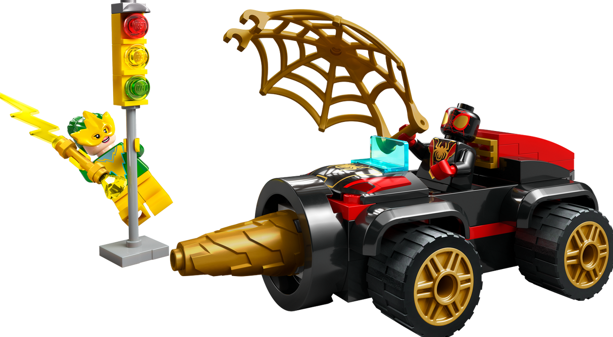 Lego Spiderman Drill Spinner Vehicle