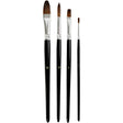 Watercolour paint brushes