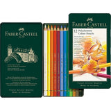 Faber-Castell Polychromos Colour Pencils (Tin of 12)
