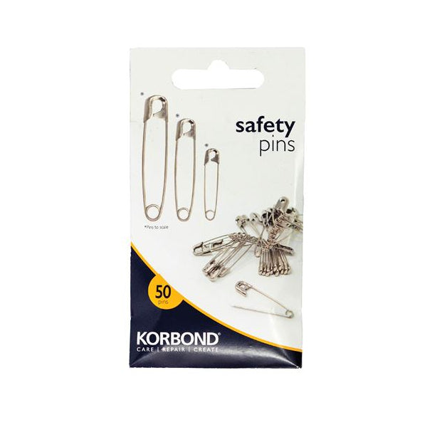 Korbond Safety Pins (50 Pack)