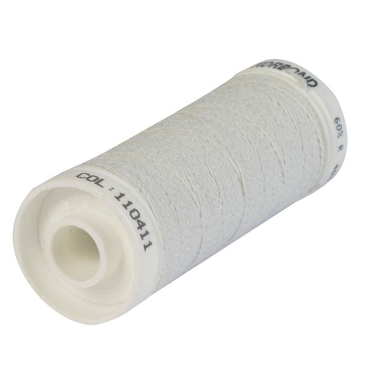 White Shirring Elastic 20m