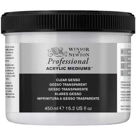 Winsor & Newton Professional Acrylic Clear Gesso 474ml