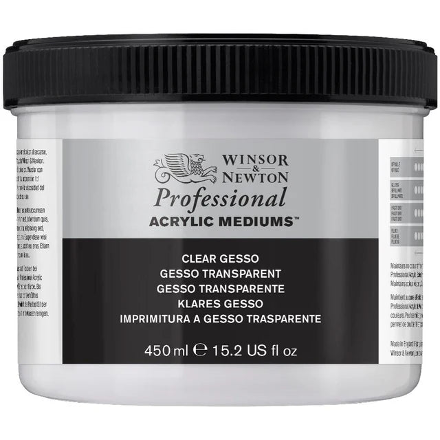 Winsor & Newton Professional Acrylic Clear Gesso 474ml