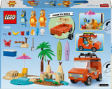 Lego Bluey - Bluey's Beach & Family Car Trip