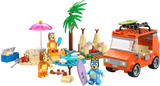 Lego Bluey - Bluey's Beach & Family Car Trip