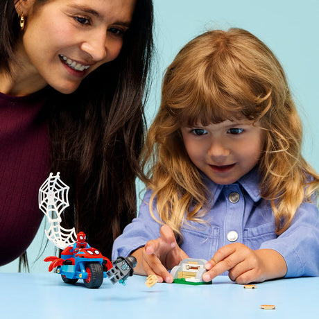 LEGO Marvel - Spidey on his Motorcycle vs. Rhino