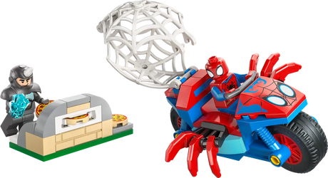 LEGO Marvel - Spidey on his Motorcycle vs. Rhino