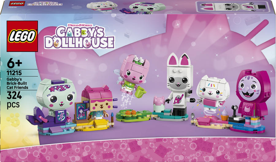 LEGO Gabby's Dollhouse - Gabby's Brick-Built Cat Friends